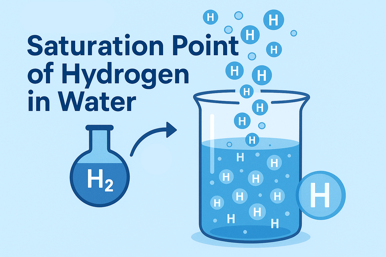 Saturation Point of Hydrogen in Water – AlkaWay